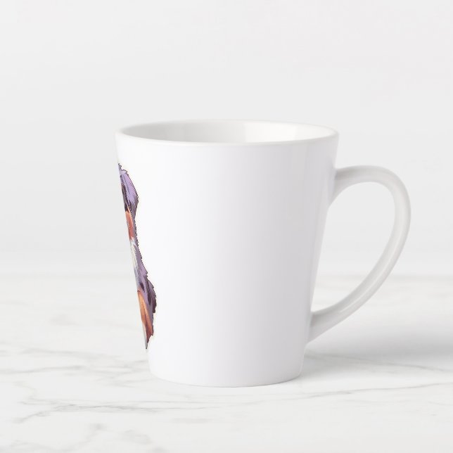 Taza De Café Latte Pastor Australiano (Derecha)