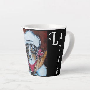 TAZA DE CAFÉ LATTE PASTOR AUSTRALIANO