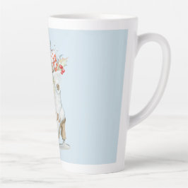 Taza De Café Latte Patinaje anticuado sobre hielo personalizado