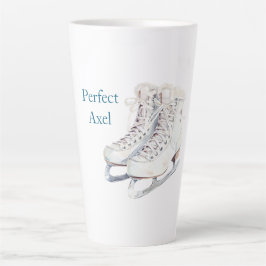 Taza De Café Latte Patines sobre hielo Axel