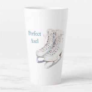 Taza De Café Latte Patines sobre hielo Axel