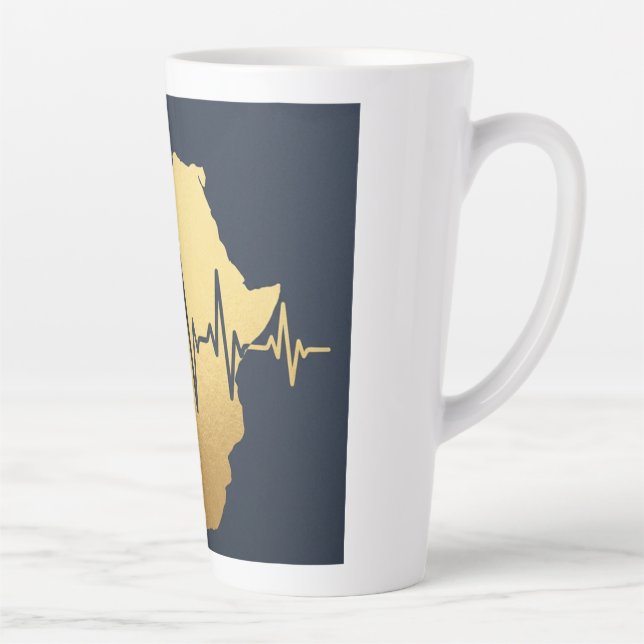 Taza De Café Latte patria certificada  (Derecha)