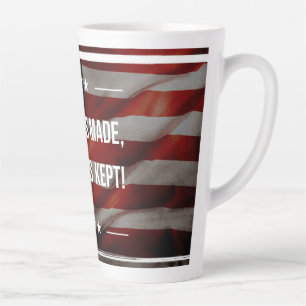 Taza De Café Latte Patriótico Latte Mug