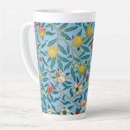 Taza De Café Latte Patrón "Cuatro frutas" de William Morris