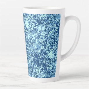 Taza De Café Latte Patrón de agua no 1 BG negro