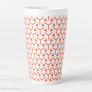 Taza De Café Latte Patrón de aspas góticas Latte Mug