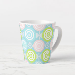 Taza De Café Latte Patrón de Baby Boho con los Círculos