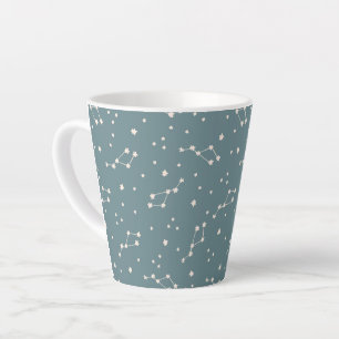 Taza De Café Latte Patrón de cielo de constelación