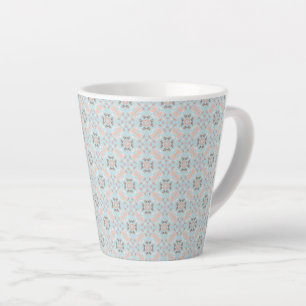 Taza De Café Latte Patrón de concha seamless