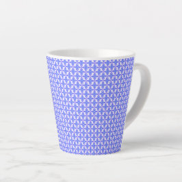 Taza De Café Latte Patrón de diseño floral