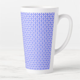 Taza De Café Latte Patrón de diseño floral