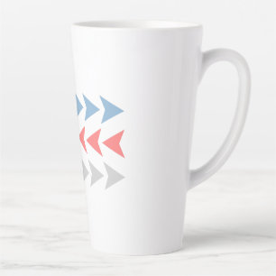 Taza De Café Latte Patrón de flecha