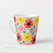 Patrón de Flor de Primavera