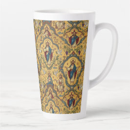 Taza De Café Latte Patrón de Jesús