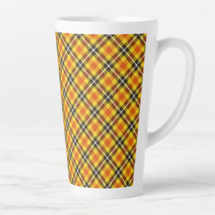 Taza De Café Latte Patrón de textura de plástico rojo amarillo-57577
