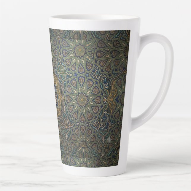 Taza De Café Latte Patrón Islámico (Derecha)