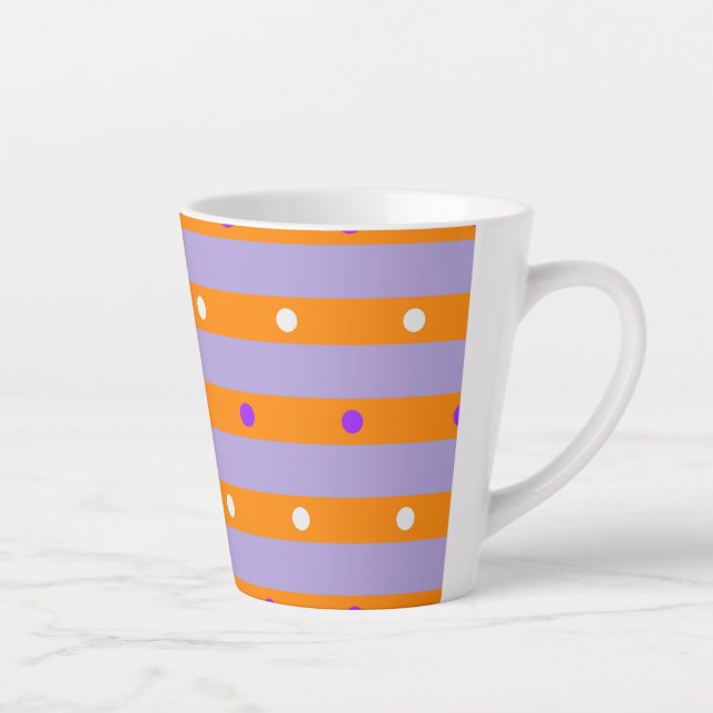 Taza De Café Latte Patrón transparente (Derecha)