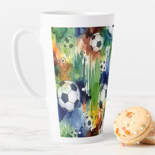 Taza De Café Latte Patrones que puntúan cada vez