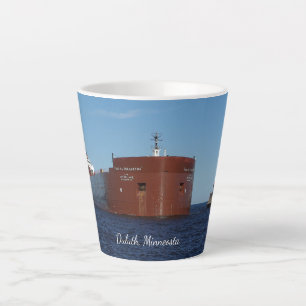 Taza De Café Latte Paul R. Tregurtha Duluth latte mug