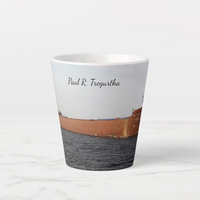 Taza De Café Latte Paul R. Tregurtha latte mug (Anverso)