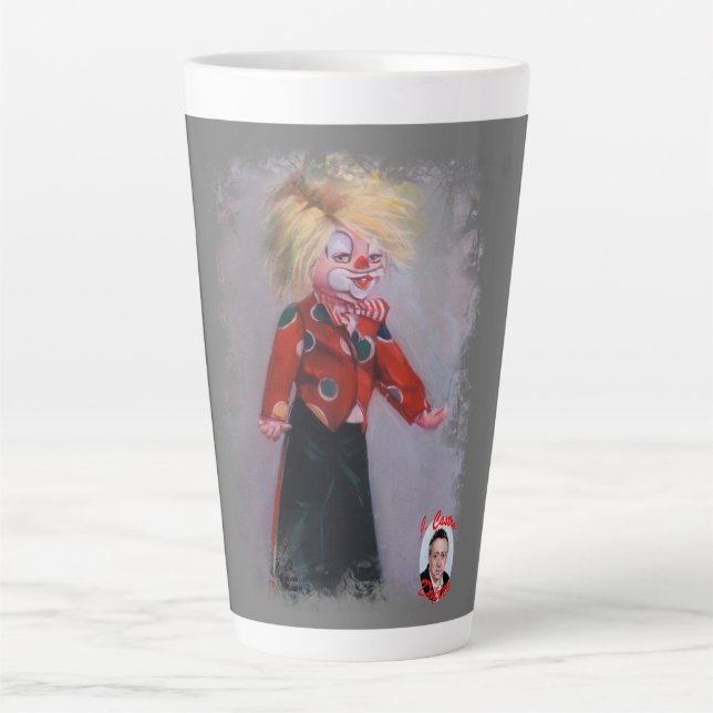 Taza De Café Latte Payaso (Anverso)