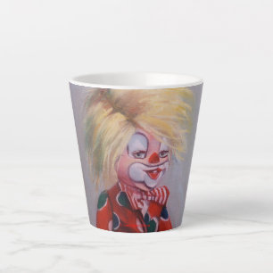 Taza De Café Latte Payaso