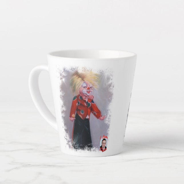 Taza De Café Latte Payaso (Ángulo izquierdo)