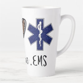 Taza De Café Latte Paz - Amor - EMS