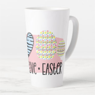Taza De Café Latte Paz - Amor - Pascua