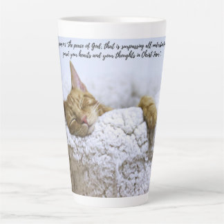 Taza De Café Latte Paz Que Pasa Todo... Gato Mug Viaje -