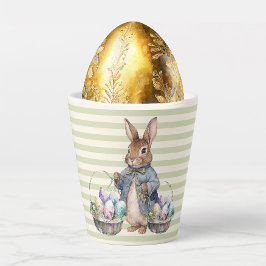 Taza De Café Latte Pedro los huevos de Pascua de Rabbit