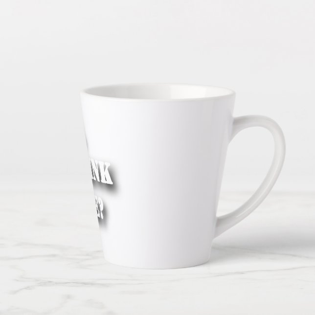Taza De Café Latte Pegatina (Derecha)