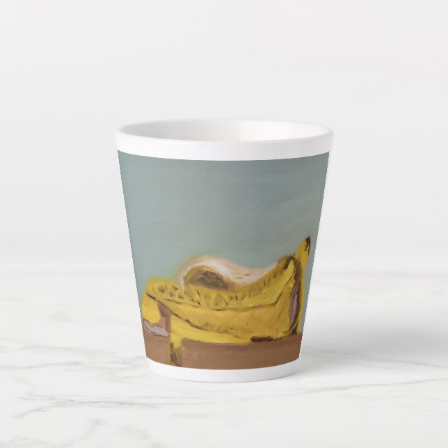 Taza De Café Latte Pelo maduro (Anverso)