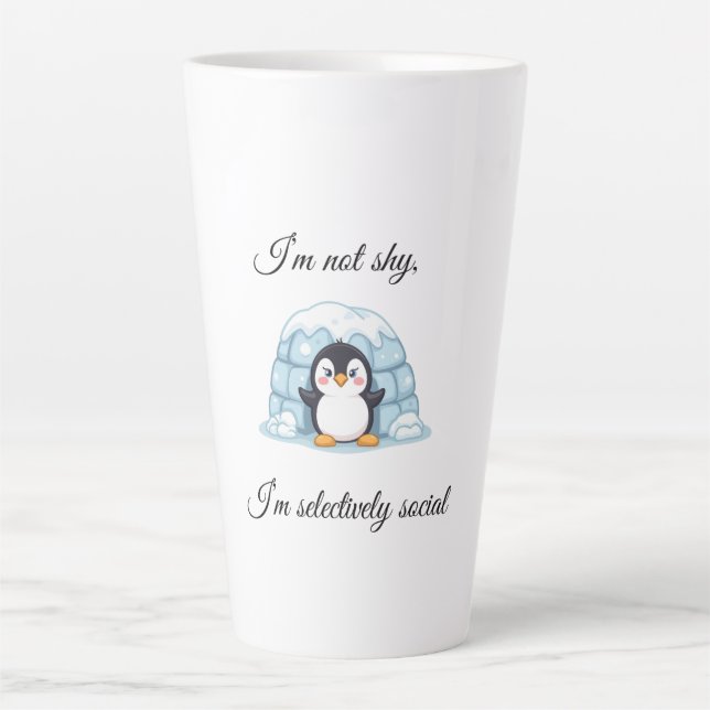 Taza De Café Latte Penguin & Igloo Mug (Anverso)