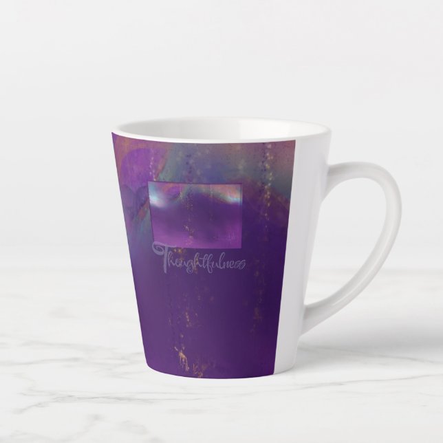 Taza De Café Latte Pensamiento (Derecha)