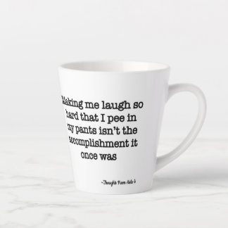 Taza De Café Latte Pensamientos De Aisle 4 Mug