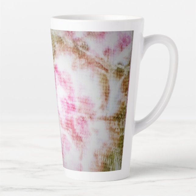 Taza De Café Latte Peony Bliss (Derecha)