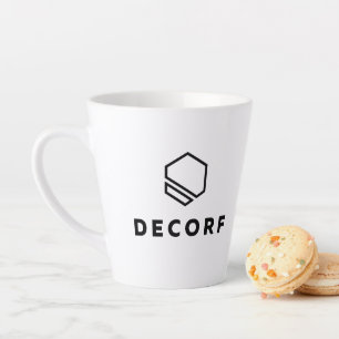 Taza De Café Latte Pequeña abrazadera - 12 oz