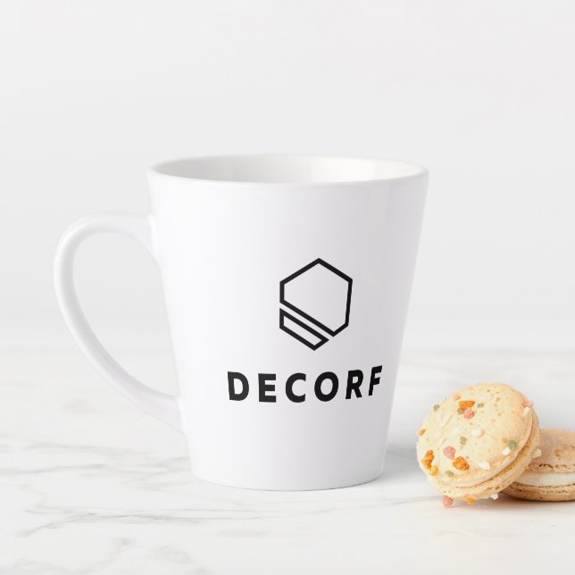 Taza De Café Latte Pequeña abrazadera - 12 oz (In situ)