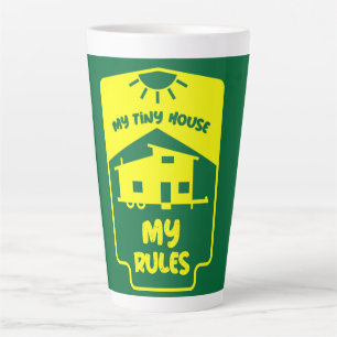 Taza De Café Latte Pequeña casa viva - Pequeñas casas