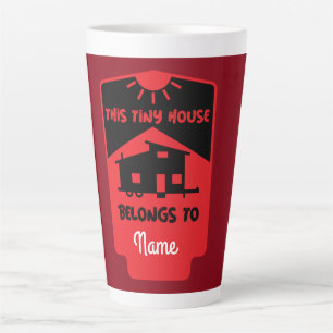 Taza De Café Latte Pequeña casa viva - Pequeñas casas