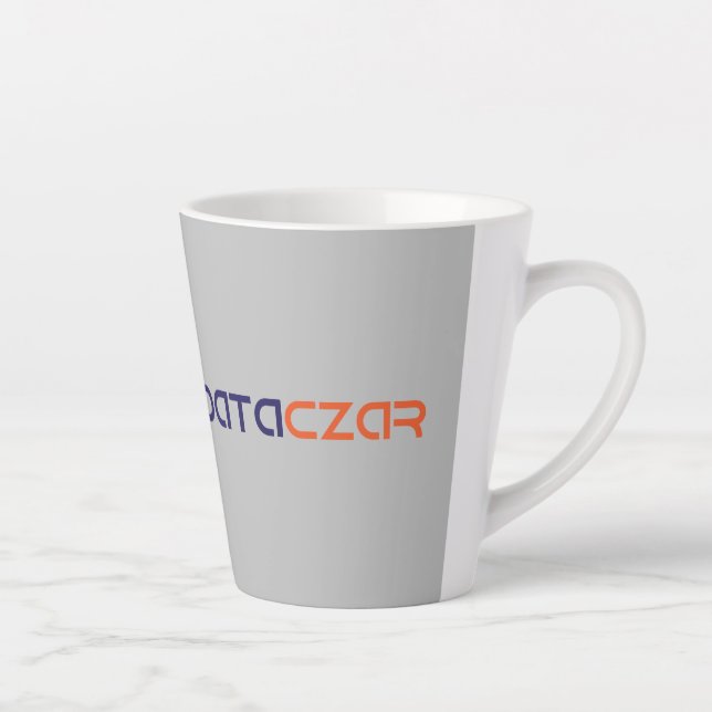 Taza De Café Latte Pequeño latte Mug - 12 oz (Derecha)