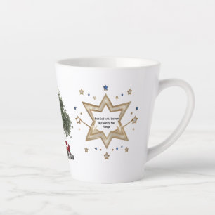 Taza De Café Latte Pequeño latte mug - "El mejor papá del universo