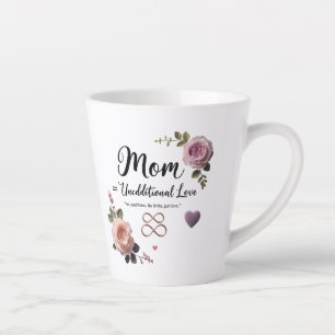 Taza De Café Latte Pequeño Latte Mug - Mamá = Amor Incondicional
