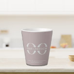Taza De Café Latte Pequeño logotipo de la empresa<br><div class="desc">Un sencillo rosa de personalizado polvoriento y una plantilla de negocios de estilo minimalista moderno que se puede actualizar fácilmente con el logotipo y el texto de su empresa. Diseñado con una imagen horizontal del logotipo (2560 x 1440 px), puede realizar el personalizar cambiando el texto y la imagen utilizando...</div>