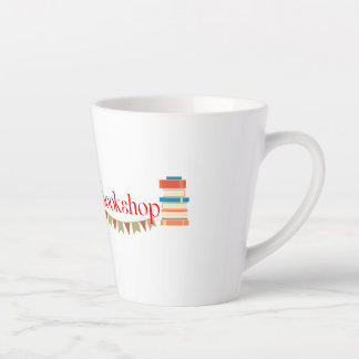 Taza De Café Latte pequeño logotipo latte mug-12 oz