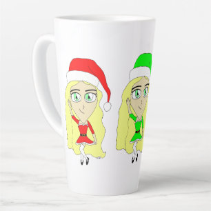 Taza De Café Latte Pequeños ayudantes de los amigos