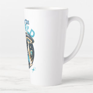 Taza De Café Latte Perderse en la palabra con esta maravillosamente h