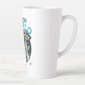 Taza De Café Latte Perderse en la palabra con esta maravillosamente h