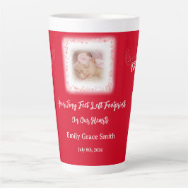 Taza De Café Latte Pérdida de bebé en San Valentín Mantengan la Vela 